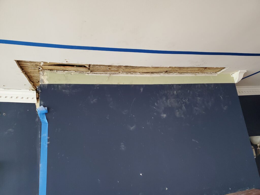 Crown Moulding Missing from Wall